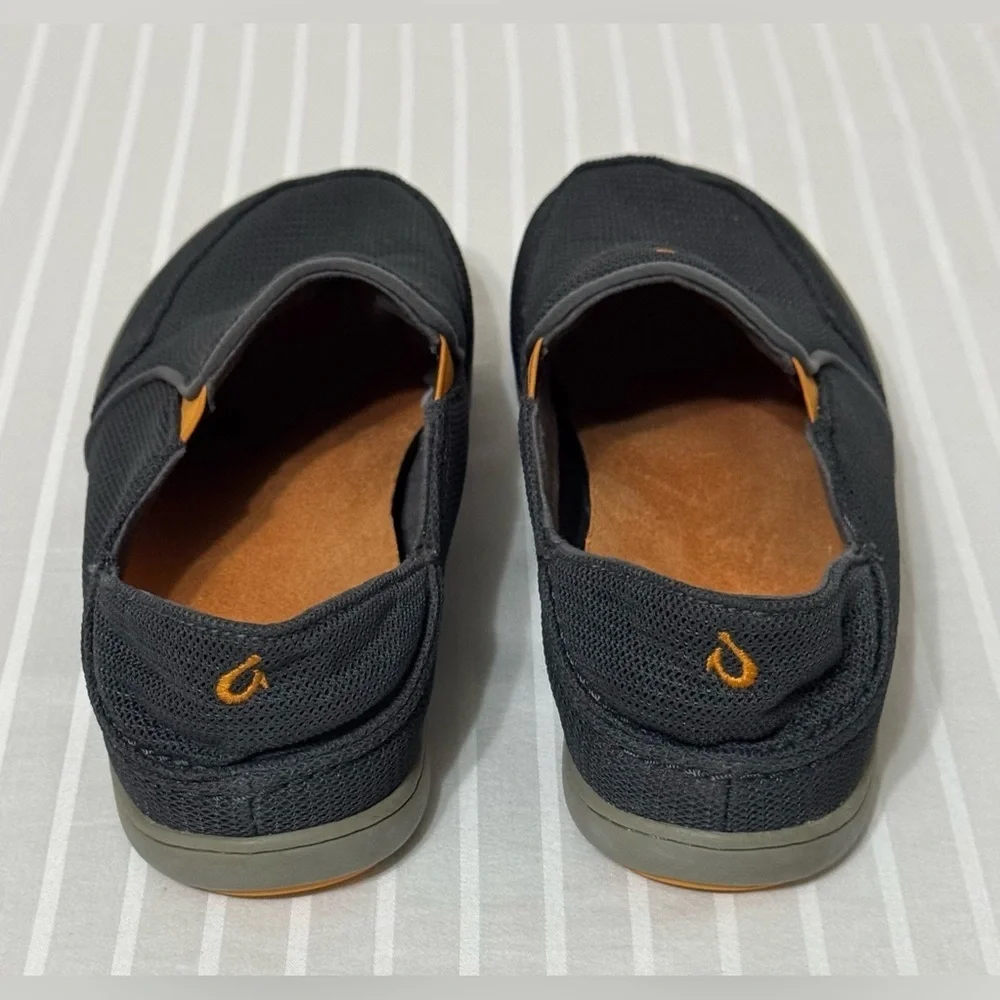 Olukai Nohea Mesh Sneakers Men's 8 Blue/Grey Casual Slip-On Loafers Boat Shoes